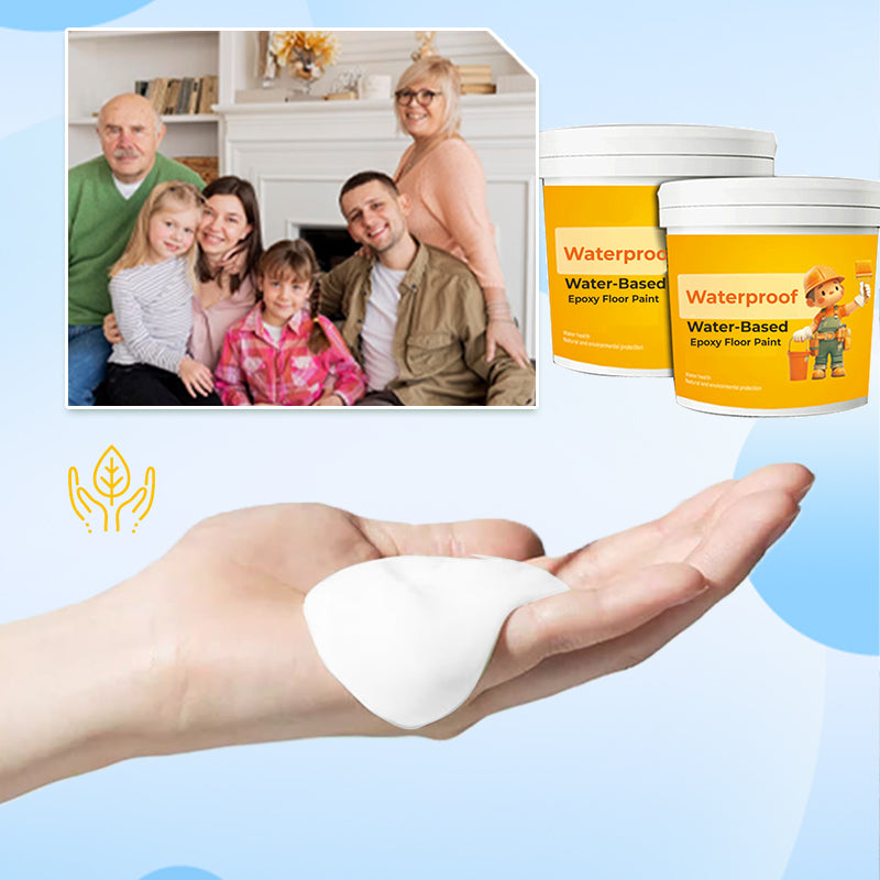 【🚛Opłata za halogeny】🌿Wodoodporna, epoksydowa farba podłogowa na bazie wody