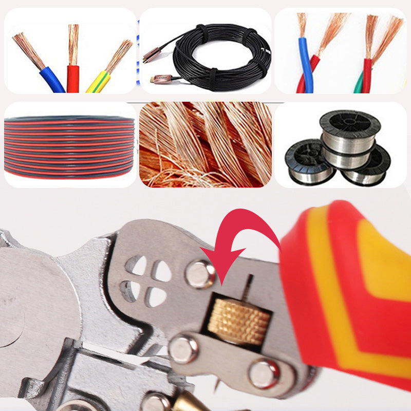 🧰8 w 1 wielofunkcyjny ściągacz do przewodów z pomiarem elektrycznym