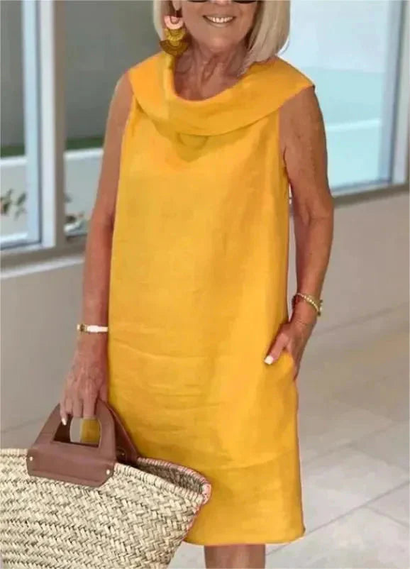 💖Limitowana wyprzedaż 49% TANIEJ💖Letnia sukienka z kołnierzykiem z falbanką