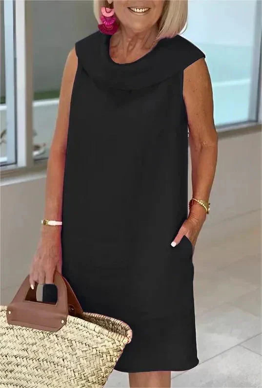 💖Limitowana wyprzedaż 49% TANIEJ💖Letnia sukienka z kołnierzykiem z falbanką