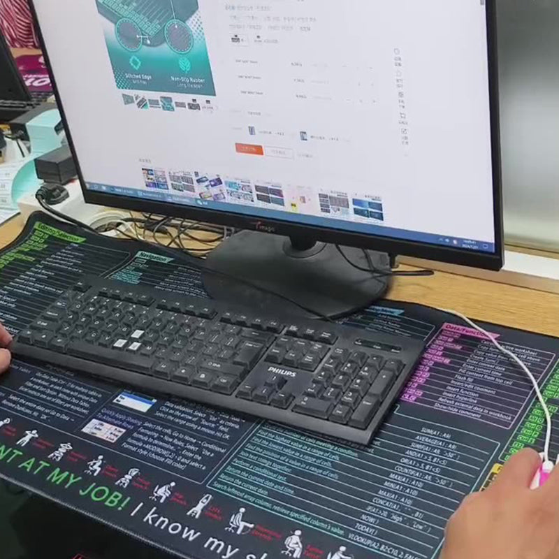 🔥 Odporna na plamy, antypoślizgowa mata na biurko do biura 🧠💻