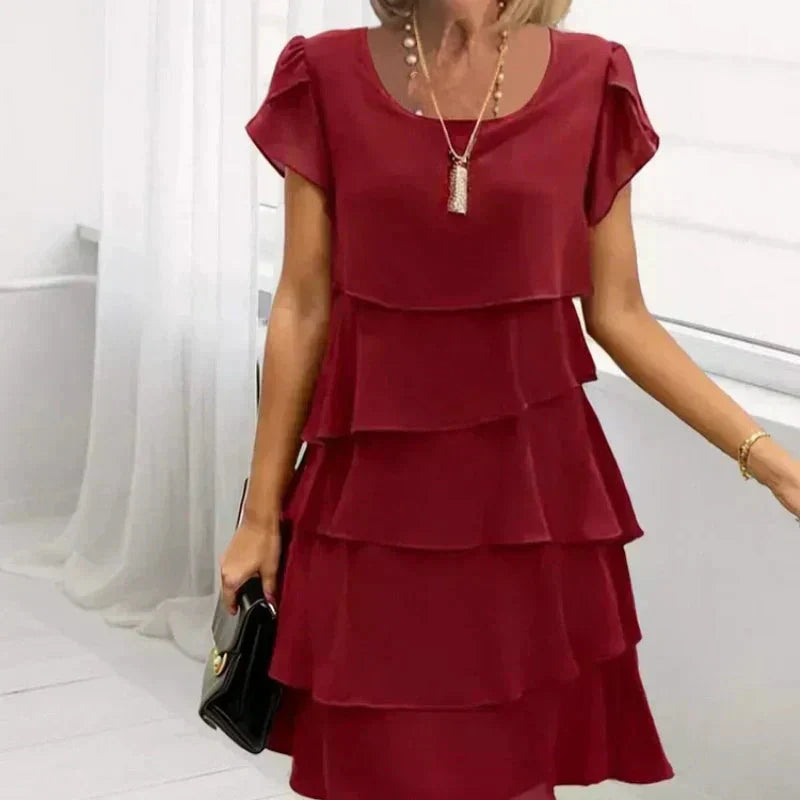 🔥Sukienka casualowa dla kobiet z falbankami