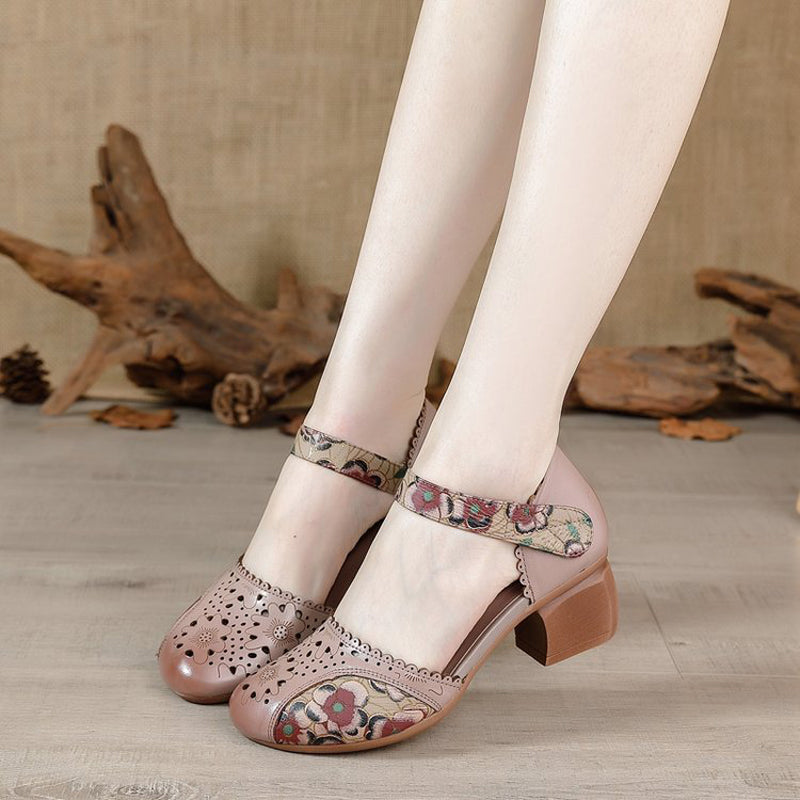 Wygodne damskie sandały w stylu vintage