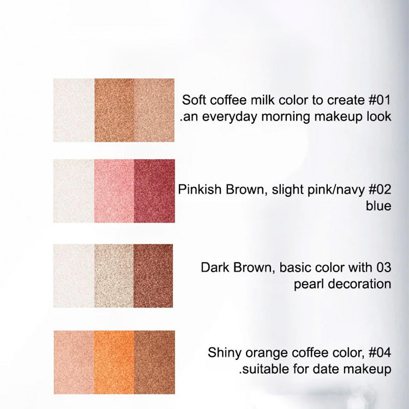 💕Kup 1, a drugi dostaniesz gratis💕Wodoodporny cień do powiek z gradientowym połyskiem