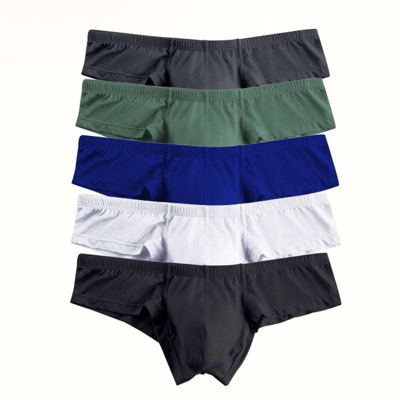 🩲Oddychające spodnie męskie w jednolitym kolorze z niskim stanem