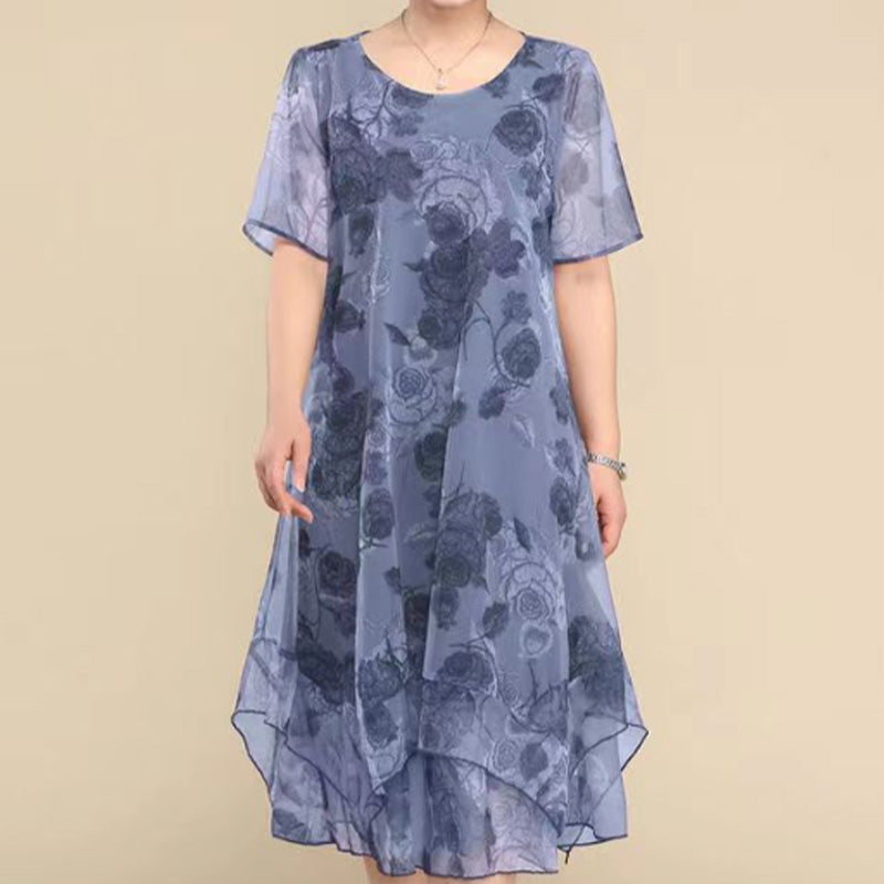 🌺Eleganckie, luźne sukienki z szyfonu w dużych rozmiarach