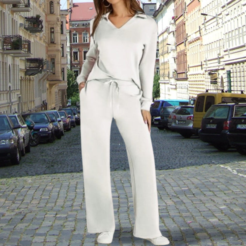 💕Damski 2-częściowy zestaw wypoczynkowy z długimi rękawami