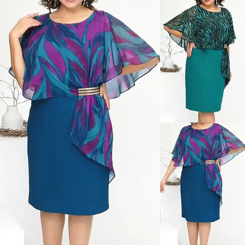 💝Elegancka damska sukienka z szyfonu