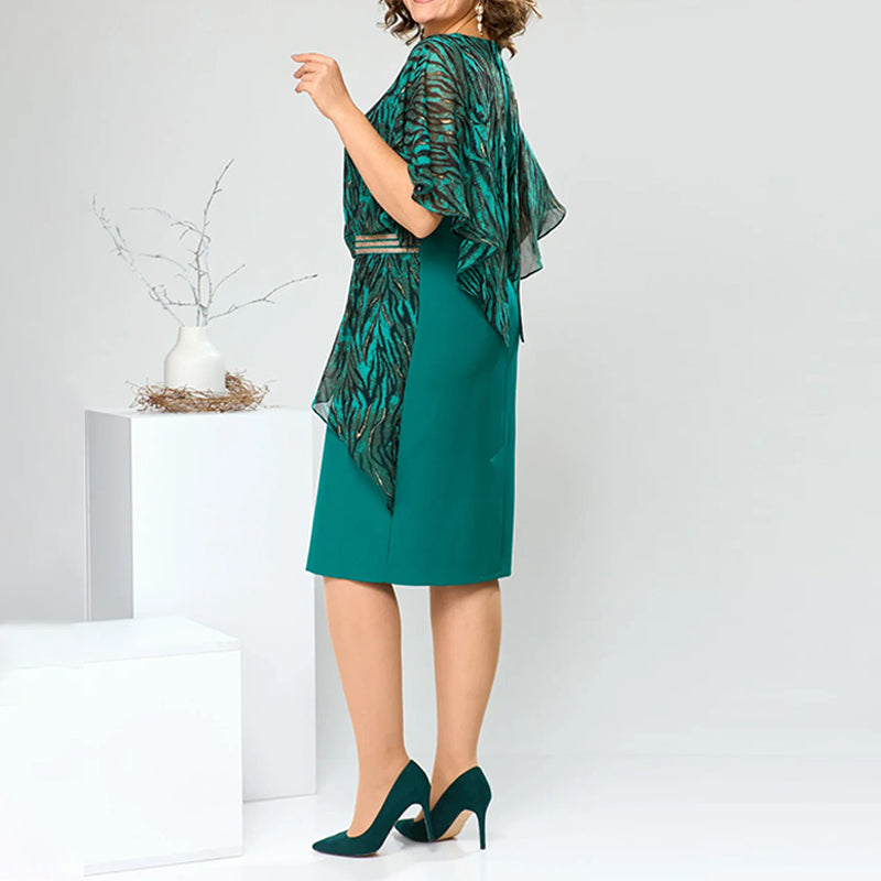 💝Elegancka damska sukienka z szyfonu