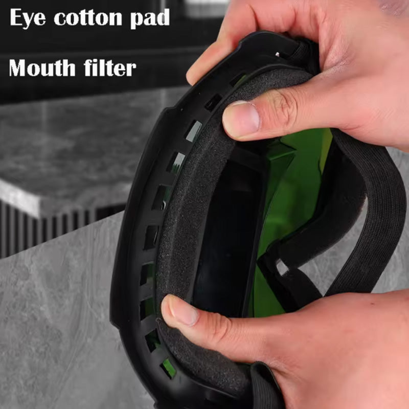 ⚡Automatyczne przyciemnianie pełna twarz maska ochronna spawalnicza✨