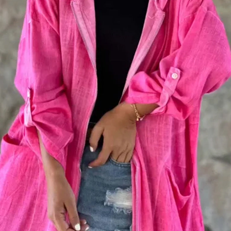 🧥 Damska lekka kurtka z kapturem