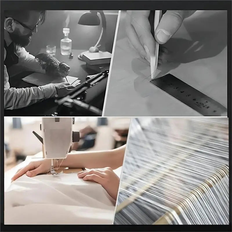 🌸 Sukienka z nadrukiem z okrągłym dekoltem i rękawem siedem czwartych