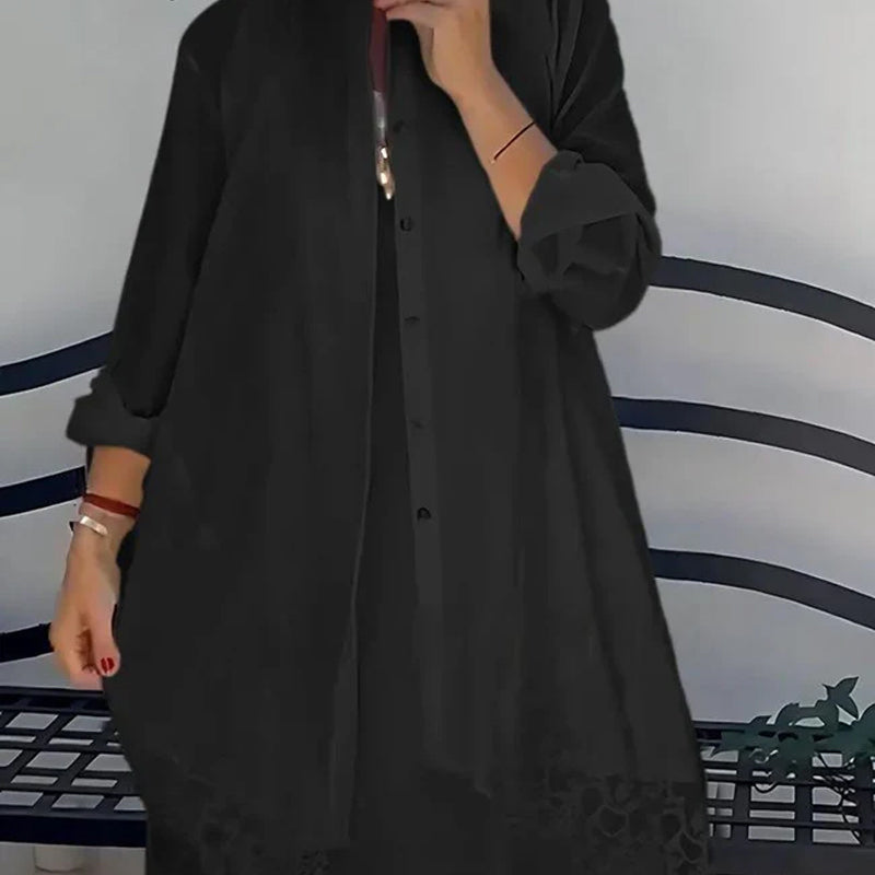 🌸🎗️Damska sukienka bez rękawów i koronkowy sweter