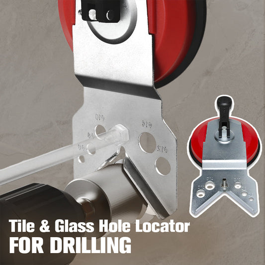 Lokalizator otworów w płytkach i szkle do wiercenia