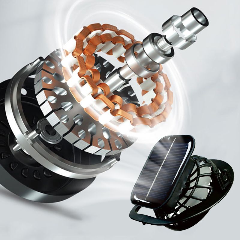 Męski kapelusz przeciwsłoneczny Fisherman Hat z 2 odłączanymi wentylatorami słonecznymi