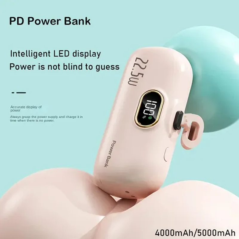 ⏳Wyprzedaż letnia: 40% zniżki🎉Mini przenośny powerbank z ładowarką o pojemności 5000 mAh do telefonu🔋