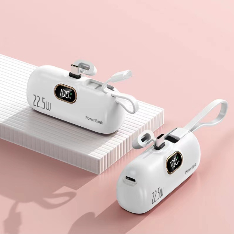 ⏳Wyprzedaż letnia: 40% zniżki🎉Mini przenośny powerbank z ładowarką o pojemności 5000 mAh do telefonu🔋