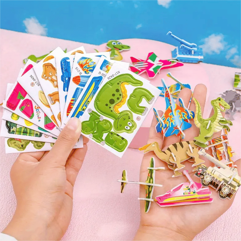 🎁Ostatni dzień promocji - 50% zniżki🔥Edukacyjne puzzle 3D z kreskówek z 2025 roku