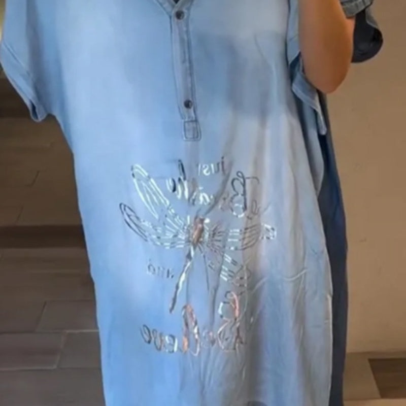 💖Lekka, swobodna sukienka z dekoltem w kształcie litery V