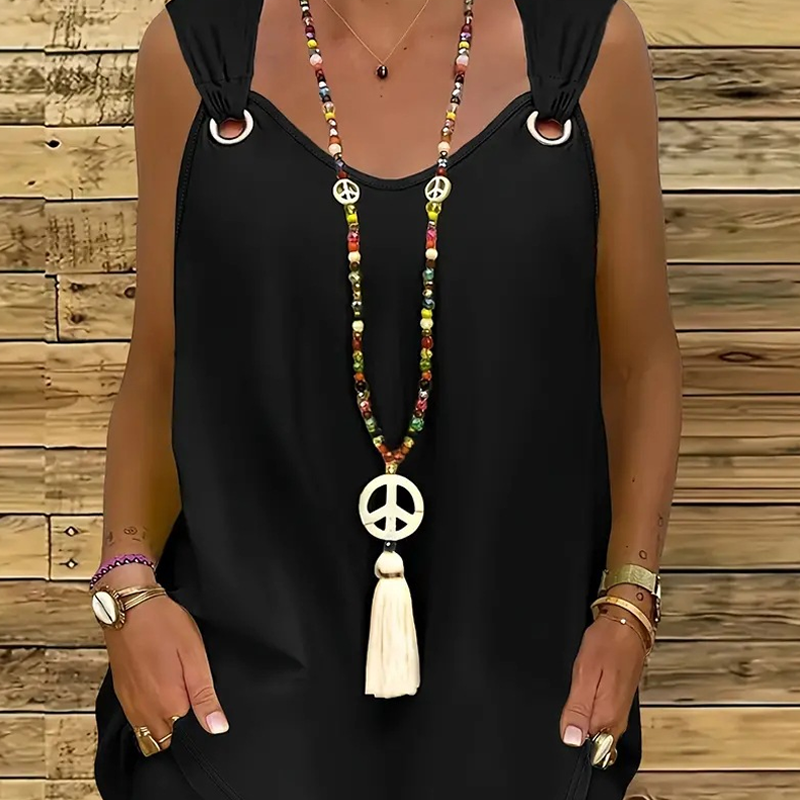 Komplet 2-częściowy - top bez rękawów i spodenki