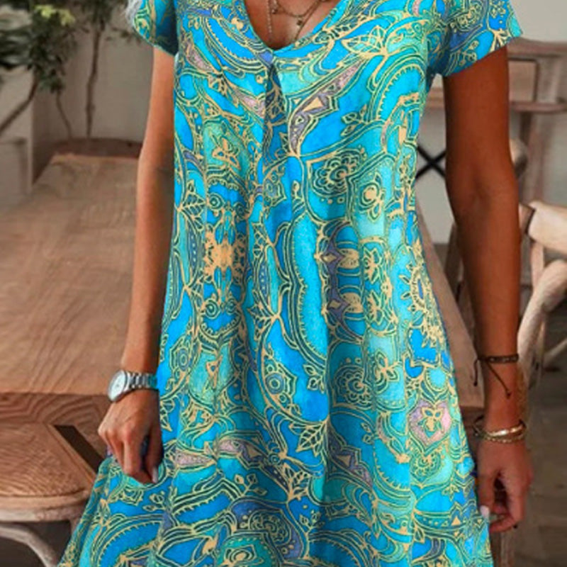 【M-3XL】🌺Elegancka sukienka w kwiaty