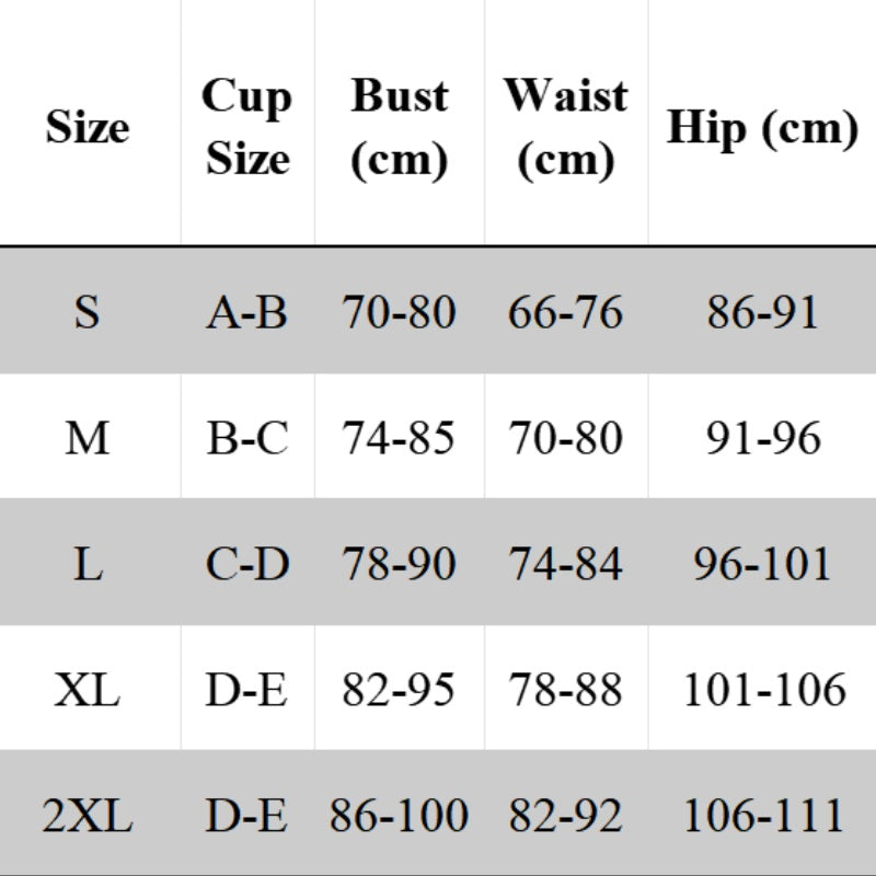 👙 Dwuczęściowy kostium kąpielowy z nadrukiem dla kobiet