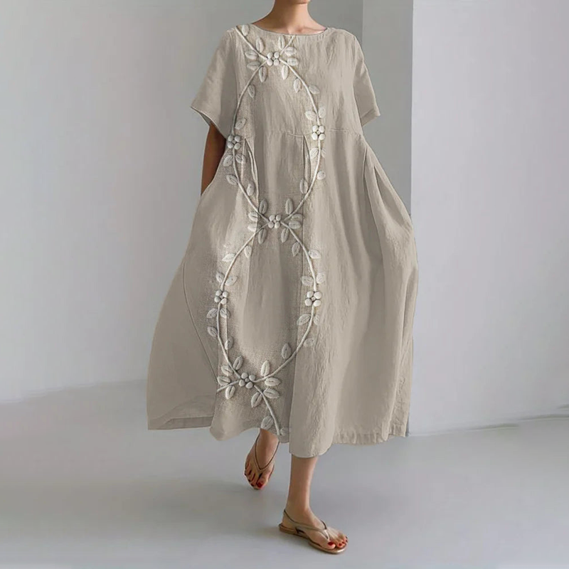 🔥Wygodna sukienka maxi wykonana ze 100% lnu