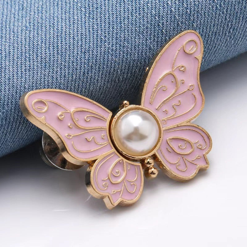 🦋Odpinana klamra regulacyjna w pasie z motylkiem👖