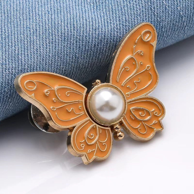 🦋Odpinana klamra regulacyjna w pasie z motylkiem👖