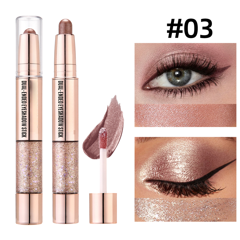 Kremowy podwójny ołówek do cieni do powiek