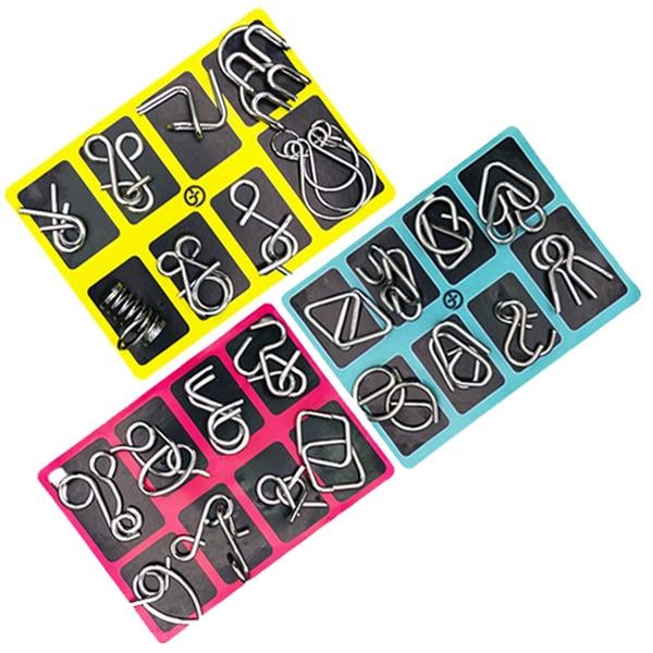 🔥Edukacyjne zabawki intelektualne Zabawki IQ, metalowe łamigłówki łamigłówki