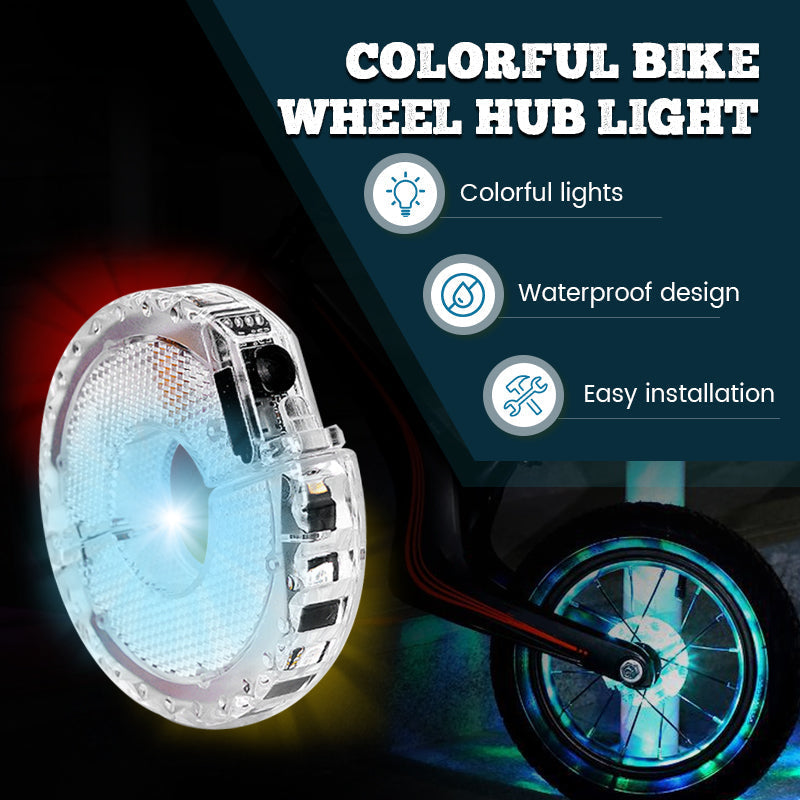 🌈 Kolorowa lampa na piastę roweru 🚴‍♂️💡