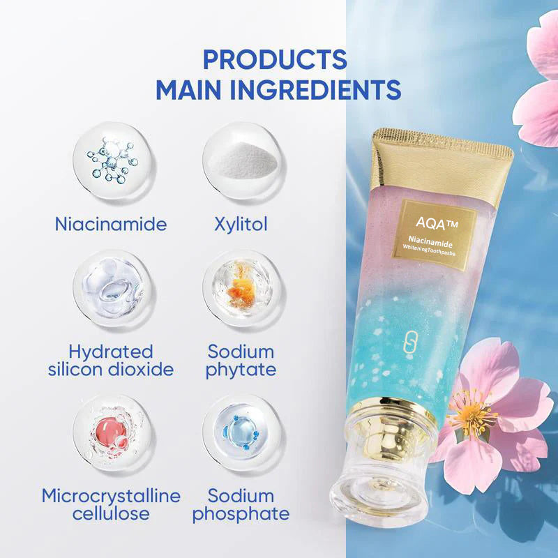 💖Wybielająca pasta do zębów z niacynamidem🦷Zęby jak perły🦷