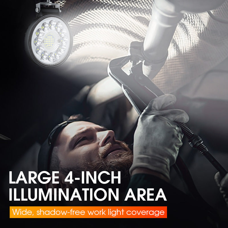 ⚡️4-calowa lampa LED o mocy 99 W do użytku w terenie🏍️