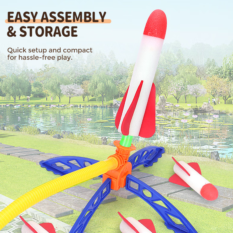 🚀Wyrzutnia rakiet LED dla dzieci