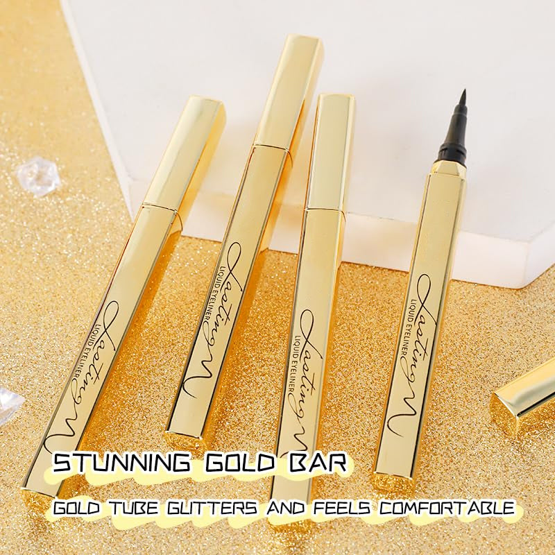 🔥1+1 gratis✨Trwały, wodoodporny eyeliner w płynie – koniec z rozmazywanym eyelinerem!