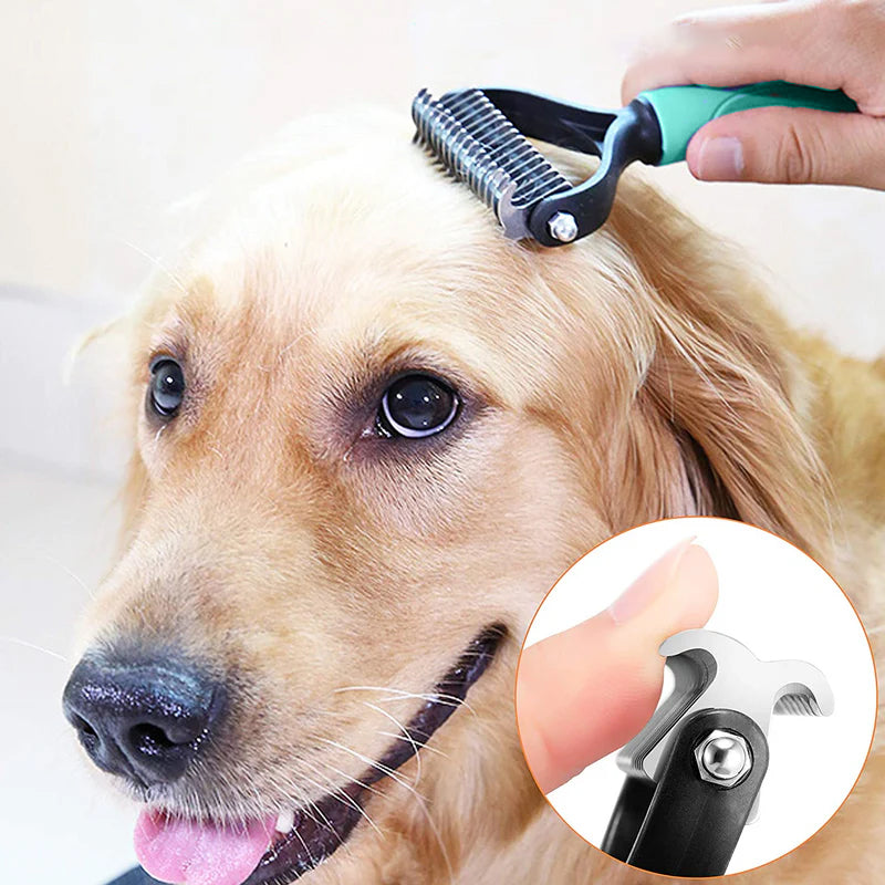 😺🐶1+1 gratis🧹 Dwustronny grzebień dla kotów i psów🐾