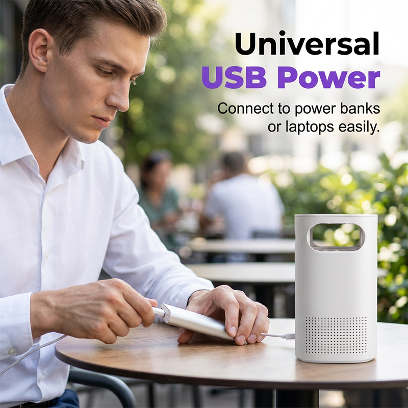 💡 Lampa przeciw komarom USB LED: ochrona bez chemikaliów – dostępna w magazynie! 🦟