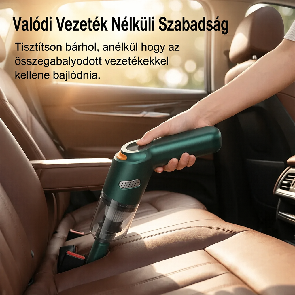🚗✨ Zestaw do bezprzewodowego odkurzacza samochodowego o wysokiej wydajności 🛋️